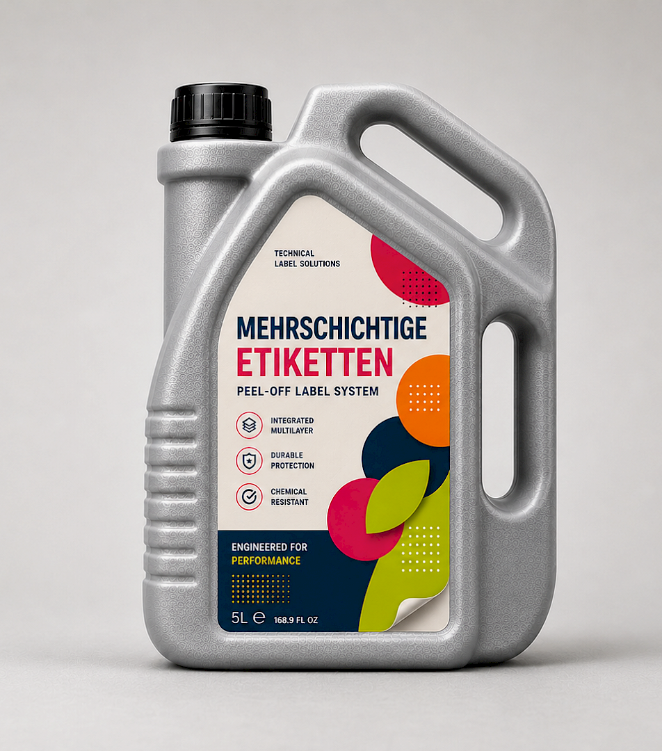 Mehrschichtige Etiketten, Optimum Group™ Optikett, Etiketten, flexible Verpackungslösungen, Etikettendruckerei